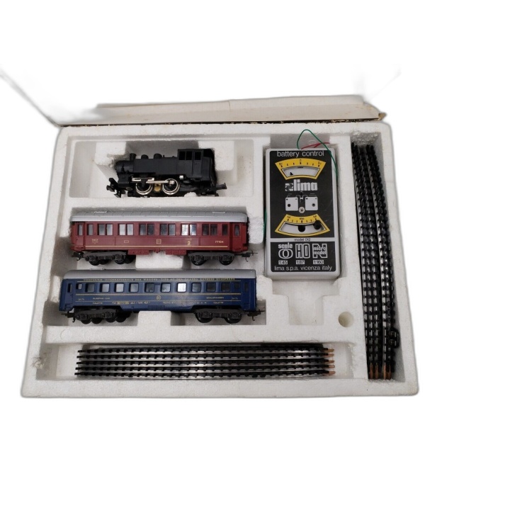 Lima HO 1:87 - Coffret Train Électrique Vapeur SNCF Paris-Calais - Loc