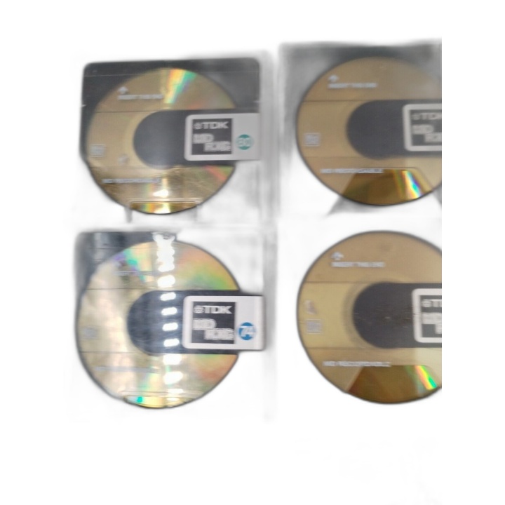Lot 7 MiniDisc Vierges TDK MD RXG 80 & 74 + BASF Colour Maxima 74 - MD