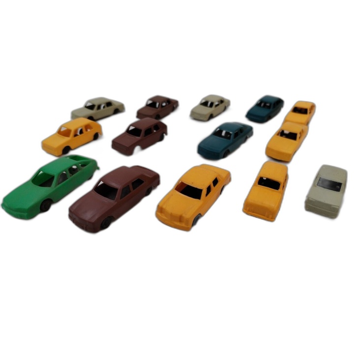 Lot 14 Voitures Jouef HO 1/87 - Citroën Peugeot Renault VW BMW Opel Me