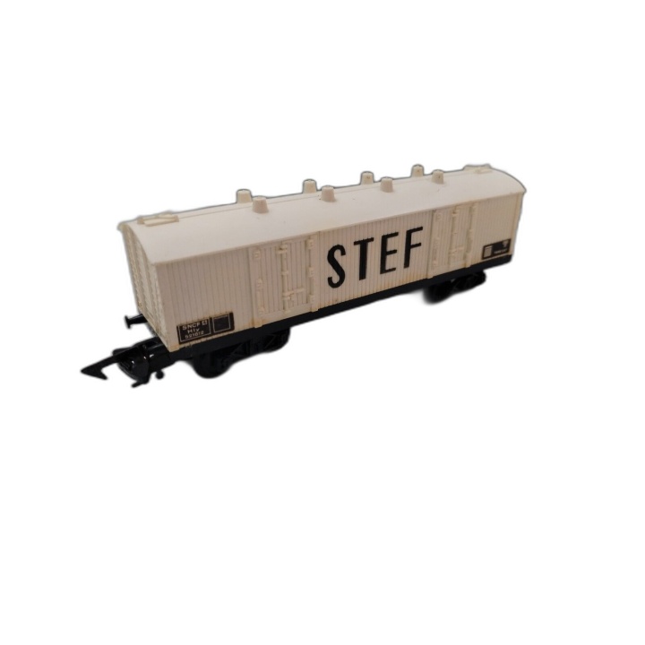 Lot Wagons Trains Miniatures HO - Wagon STEF + Wagons Voyageurs & Marc