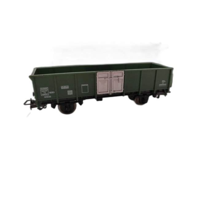 Wagon Tombereau Ouvert Vert Modélisme Ferroviaire Échelle HO - Occasio