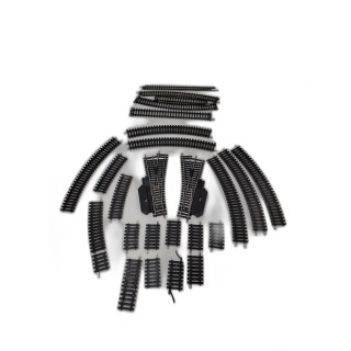 Lot Rails HO Lima Jouef + 2 Aiguillages Électriques - Droits Courbes -