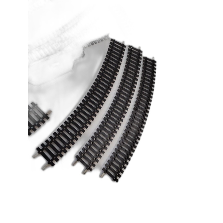 Lot Rails HO Lima Jouef + 2 Aiguillages Électriques - Droits Courbes -