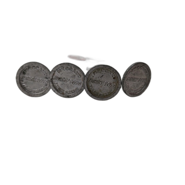 Lot 7 Panneaux Routiers Miniatures Vintage Métal - Accessoires Circuit