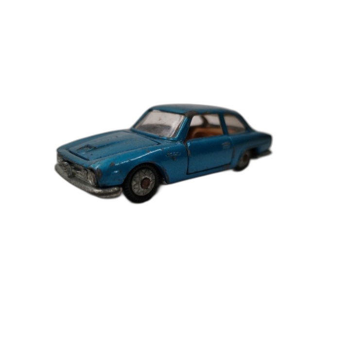 Alfa Romeo 2600 Sprint Politoys 1/66 - Miniature Vintage Métal Bleue -