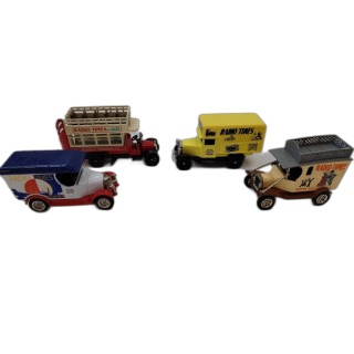 Lot 4 Véhicules Oxford Diecast Radio Times Vintage - Omnibus Ascot - M
