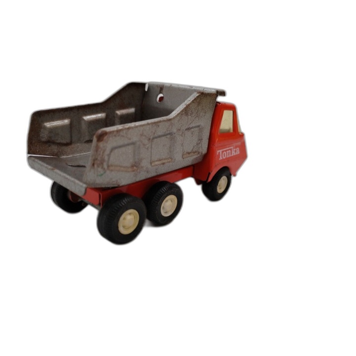 Tonka Camion Benne Vintage Métal Rouge - Jouet Ancien Collection Année